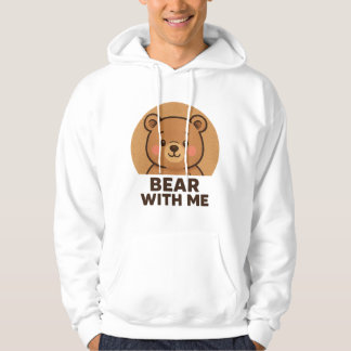 Süßer Winterbär mit Schal Hoodie