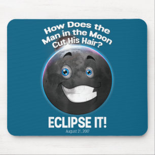 Süßer Witz Totale Sonnenfinsternis Mousepad