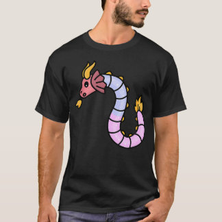 Süßer Wurm-Drache Niedliche Süßigkeiten-Kreatur Wo T-Shirt