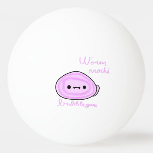 Süßer Wurm-Mochi Lustiger Tier-Mochi Tischtennisball