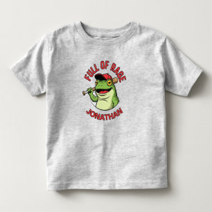 Süßer wütender Frosch Kleinkind T-shirt