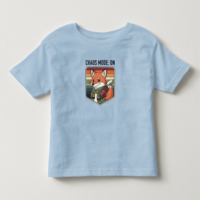 Süßer wütender Fuchs Kleinkind T-shirt (Vorderseite)