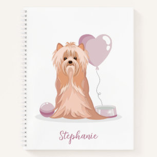 Süßer Yorkshire Terrier Geburtstag Notizbuch