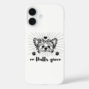 Süßer Yorkshire Terrier - Keine Faxen Meme-Witz iPhone 16 Hülle