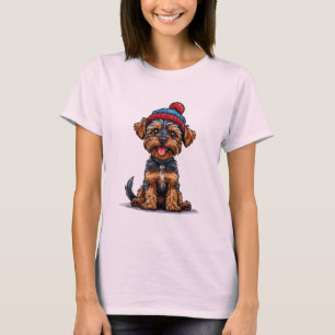 Süßer Yorkshire-Terrier-Welpe T-Shirt