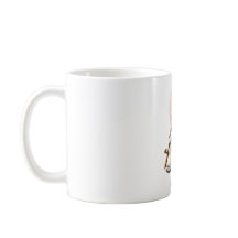 Süßer Zahn entspannt auf Strand-Kaffeetasse | Lust