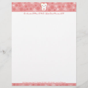 Süßer Zahn - Rosa individuelles Briefpapier