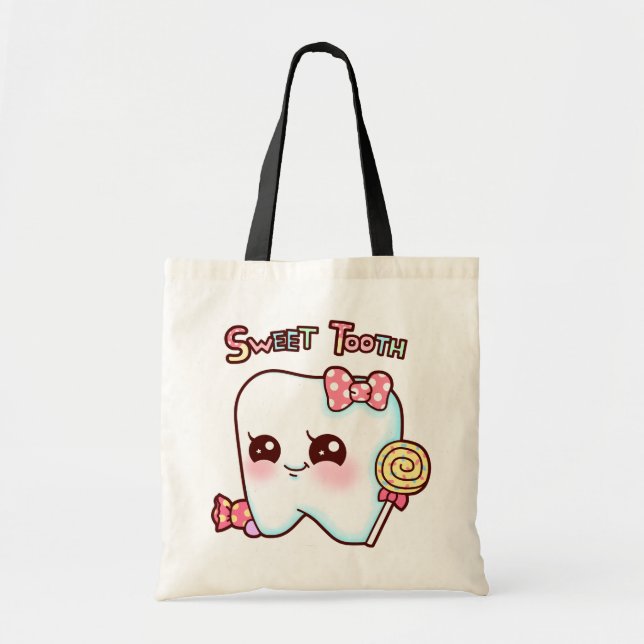 Süßer Zahn-Tasche Tragetasche (Vorne)