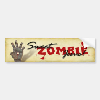Süßer Zombie Jesus Autoaufkleber
