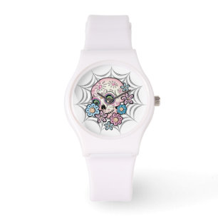 Süßer Zuckerschädel Armbanduhr