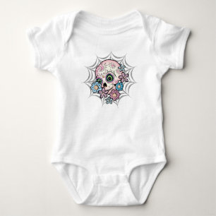 Süßer Zuckerschädel Baby Strampler