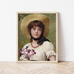 Süßerbsen   George Dunlop Leslie Poster