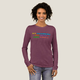 Süßere Enkelkinder Damen Tri-Blend Langarmshirt Shirt