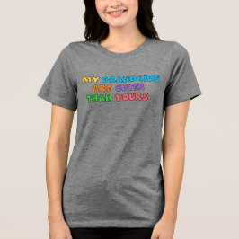 Süßere Enkelkinder Damen Tri-Blend T-Shirt Shirt