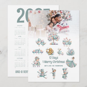 Süßes 2027-Kenderfoto 12 Tage Weihnachten