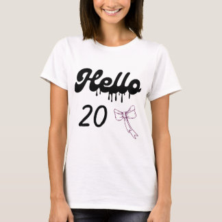 Süßes 20. Geburtstags-Shirt für Mädchen – Happy 20 T-Shirt