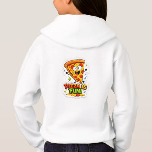 Süßes 3D Kawaii-Pizza-Cartoon-T-Shirt für Kinder Hoodie