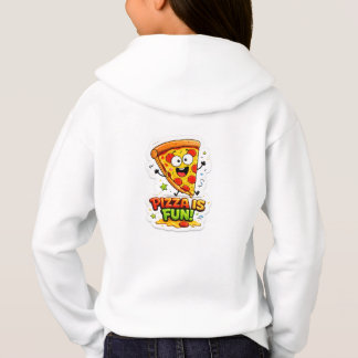 Süßes 3D Kawaii-Pizza-Cartoon-T-Shirt für Kinder Hoodie