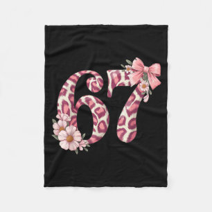 Süßes 67 Meme Nk Schleife Leopard Blumen Für Mädch Fleecedecke