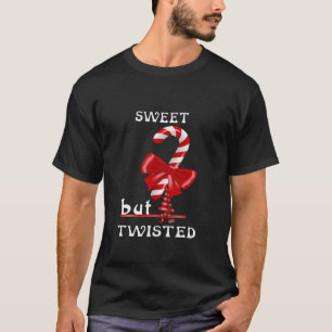Süßes, aber gezwittertes Weihnachts Funny Candy Ca T-Shirt