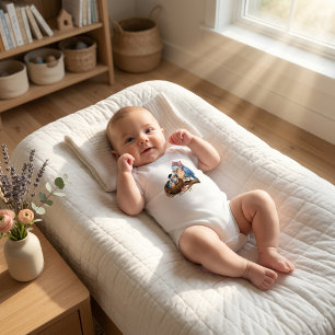 Süßes Abschlussvogel-T-Shirt Baby Strampler