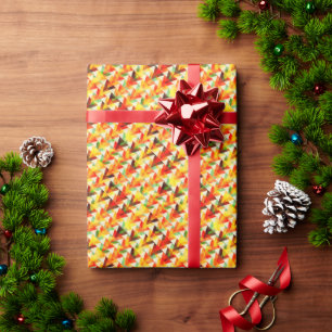 Süßes abstraktes Dreiecks Muster Geschenkpapier