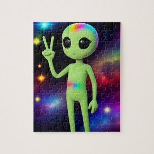 SÜßES ALIEN-PUZZEL FÜR MÄDCHEN PUZZLE