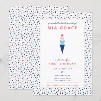 Süßes als Eiscreme Einladung