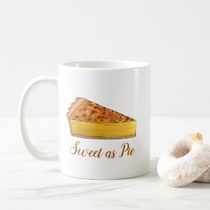 Süßes als Pie Virginia Schach Südliches Dessert Kaffeetasse