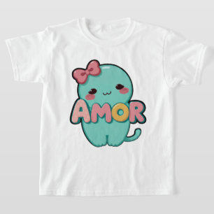 🐱Süßes Amor Kätzchen Kinder T-Shirt