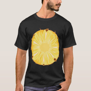 Süßes Ananas-Scheiben-Frucht-Halloween-Kostüm T-Shirt