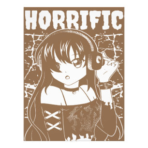 Süßes Anime-Mädchen Fotodruck