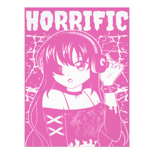 Süßes Anime-Mädchen Fotodruck