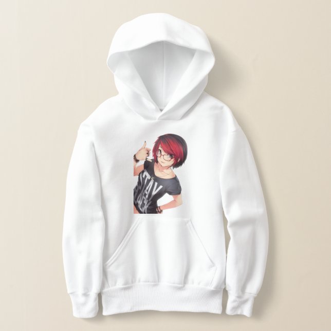 Süßes Anime-Mädchen 😍 Hoodie (Ablage )