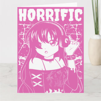 Süßes Anime-Mädchen  Karte