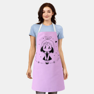 Süßes Anime-Mädchen Schürze