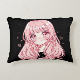 Süßes Anime-Valentins-Sweatshirt Dekokissen