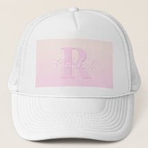 Süßes anpassbares Monogramm | Pfirsich- und rosa O