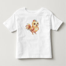 Süßes Aquarell-Baby-Huhn – Kinder-T-Shirt