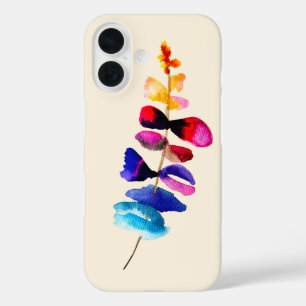 Süßes Aquarell-Blumendesign iPhone 16 Hülle