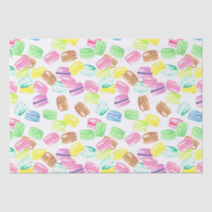 Süßes Aquarell Französisches Macaroon   Macaron-Mu Seidenpapier