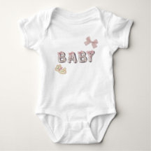 Süßes ästhetisches Baby-Body mit Schleife | Süßes