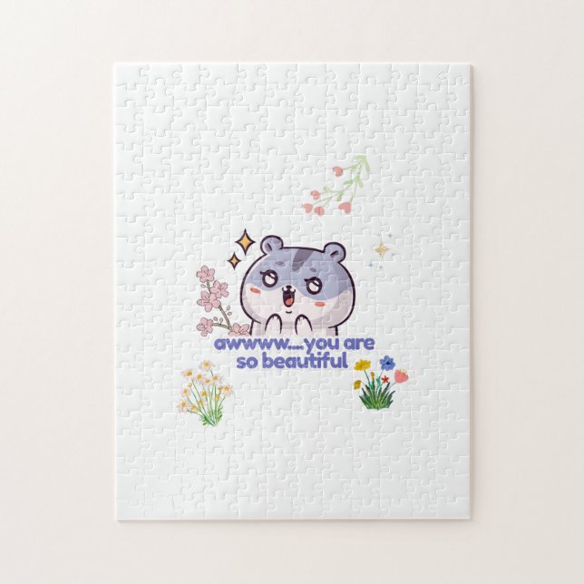 Süßes ästhetisches Hamster-Jigsaw-Puzzle Puzzle (Vertikal)
