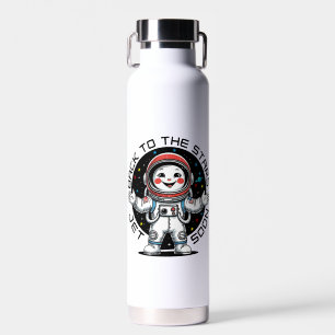 Süßes Astronaut zurück zu den Sternen Design Trinkflasche