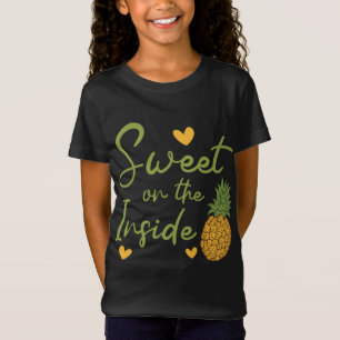 Süßes auf der Ananas im Innern, tropisches Obst T-Shirt