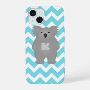 Süßes australisches Babykoalabär Monogramm iPhone 15 Hülle