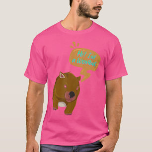Süßes australisches Tier Outback-Zoo-Tier Hallo, i T-Shirt