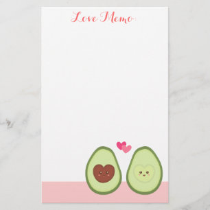 Süßes Avocado-Paar verliebt, meine andere Hälfte