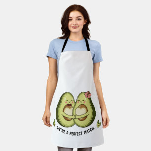 Süßes Avocado-Paar "Wir sind ein perfektes Match"  Schürze