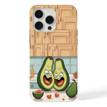 Süßes Avocado-Pärchen-Handyhülle | Lustiges Kawaii